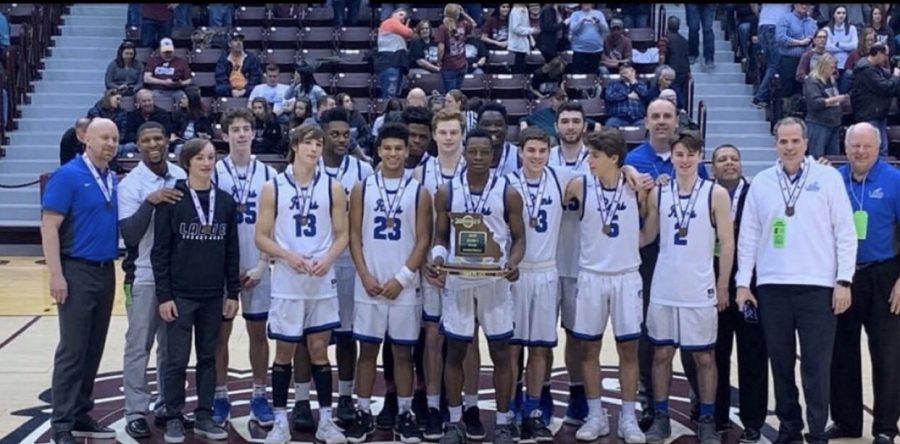 The Ladue boys basketball team places third in state. They lost to St Marys in the third place playoff game of the 2018-2019 season. Don’t sleep on us