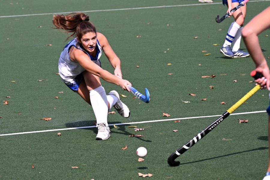 Ladue field hockey won the Sweet 16 round of the Midwest Field Hockey Tournament against Rockwood Summit 3-0 at Villa Duchesne in Frontenac, Mo. Saturday, Oct. 22. Ladue players Olivia Goeke, Samantha Hillman and Sophia May each scored a goal to add up to the 3-0 win. I think we had really good passing especially in the second half and were able to connect very well, Goeke said. That helped our goals and we were able to keep the ball away from them through our passing.