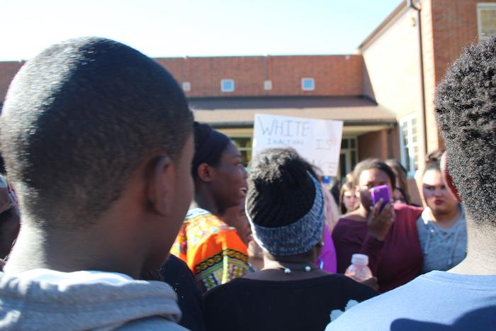 Ladue students leave school to protest at Administrative Center