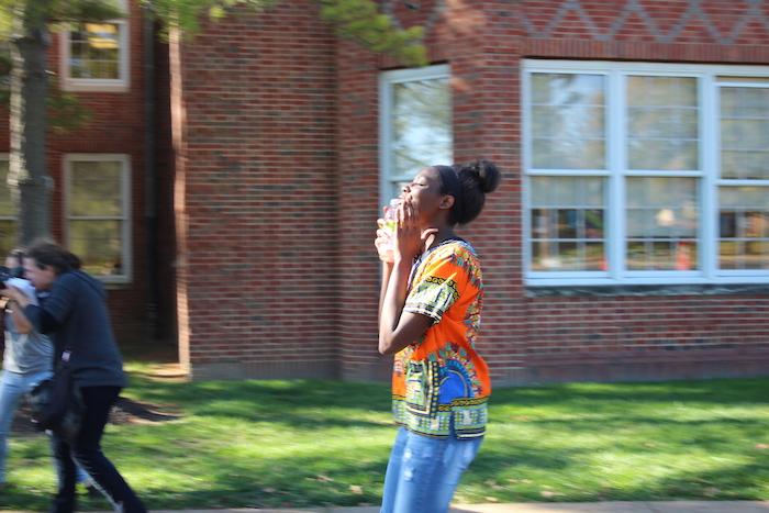 Ladue students leave school to protest at Administrative Center