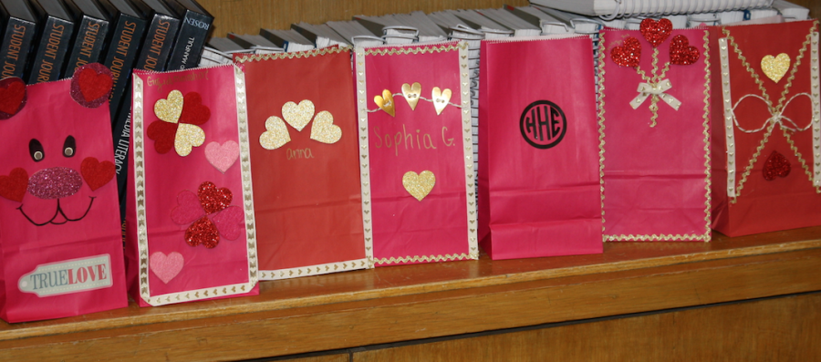 Many students have bought candy grams, made Valentines and bought candy for the holiday. 