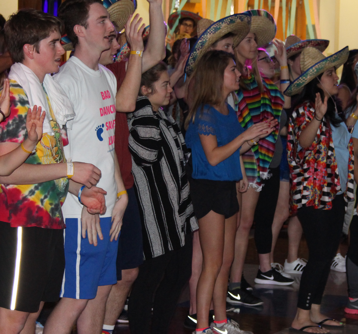 Students+at+Dance+Marathon+danced+for+six+consecutive+hours+to+raise+money+for+the+Childrens+Miracle+Network.