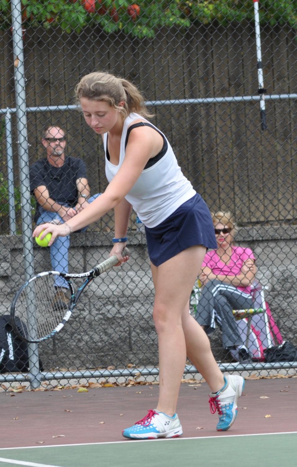 Photo Gallery: Ladue vs Lindbergh (Varsity tennis)