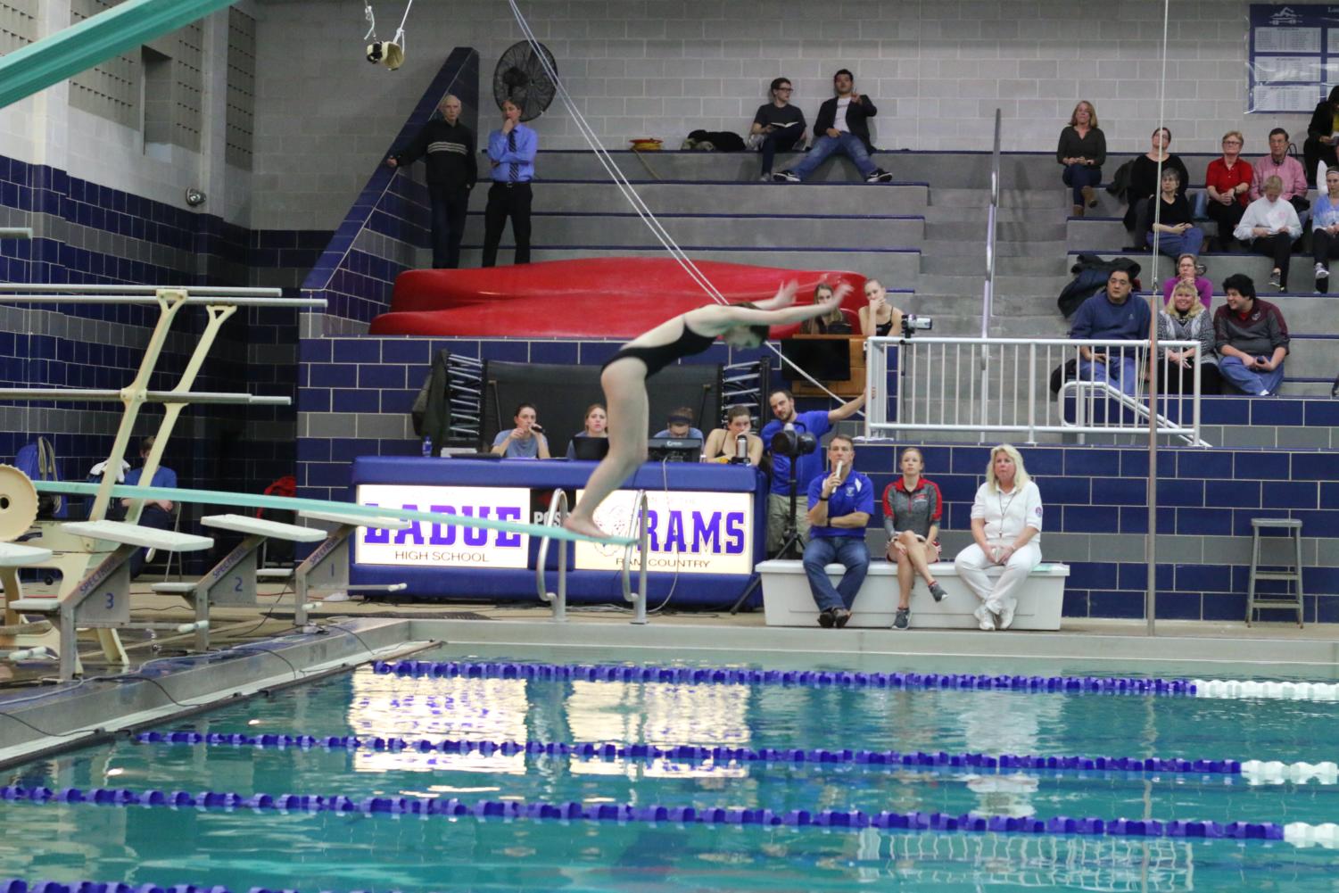 Photo Gallery: Ladue vs Parkway Central (Girls Swimming)