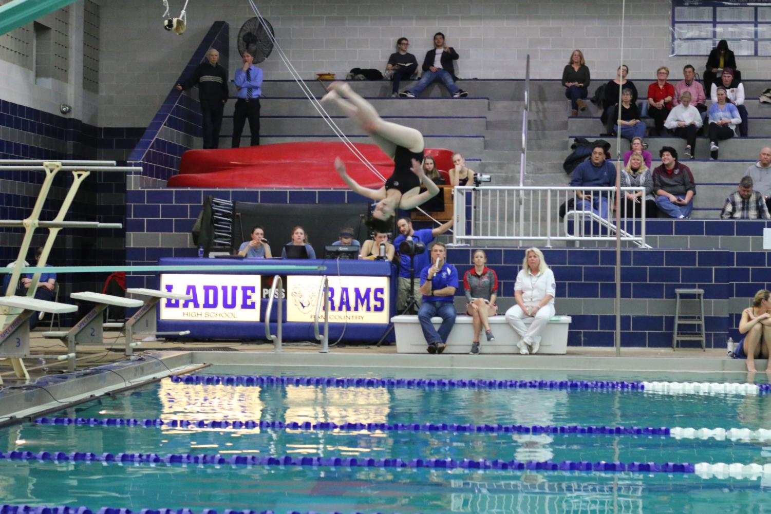 Photo Gallery: Ladue vs Parkway Central (Girls Swimming)