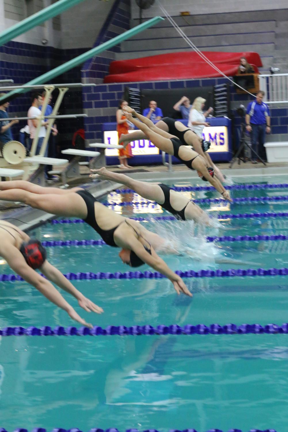 Photo Gallery: Ladue vs Parkway Central (Girls Swimming)