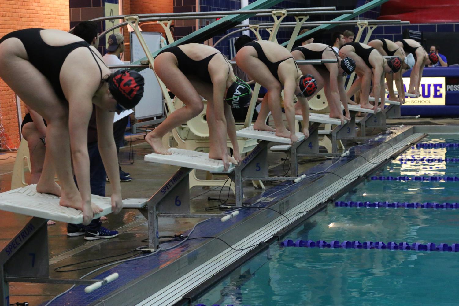 Photo Gallery: Ladue vs Parkway Central (Girls Swimming)