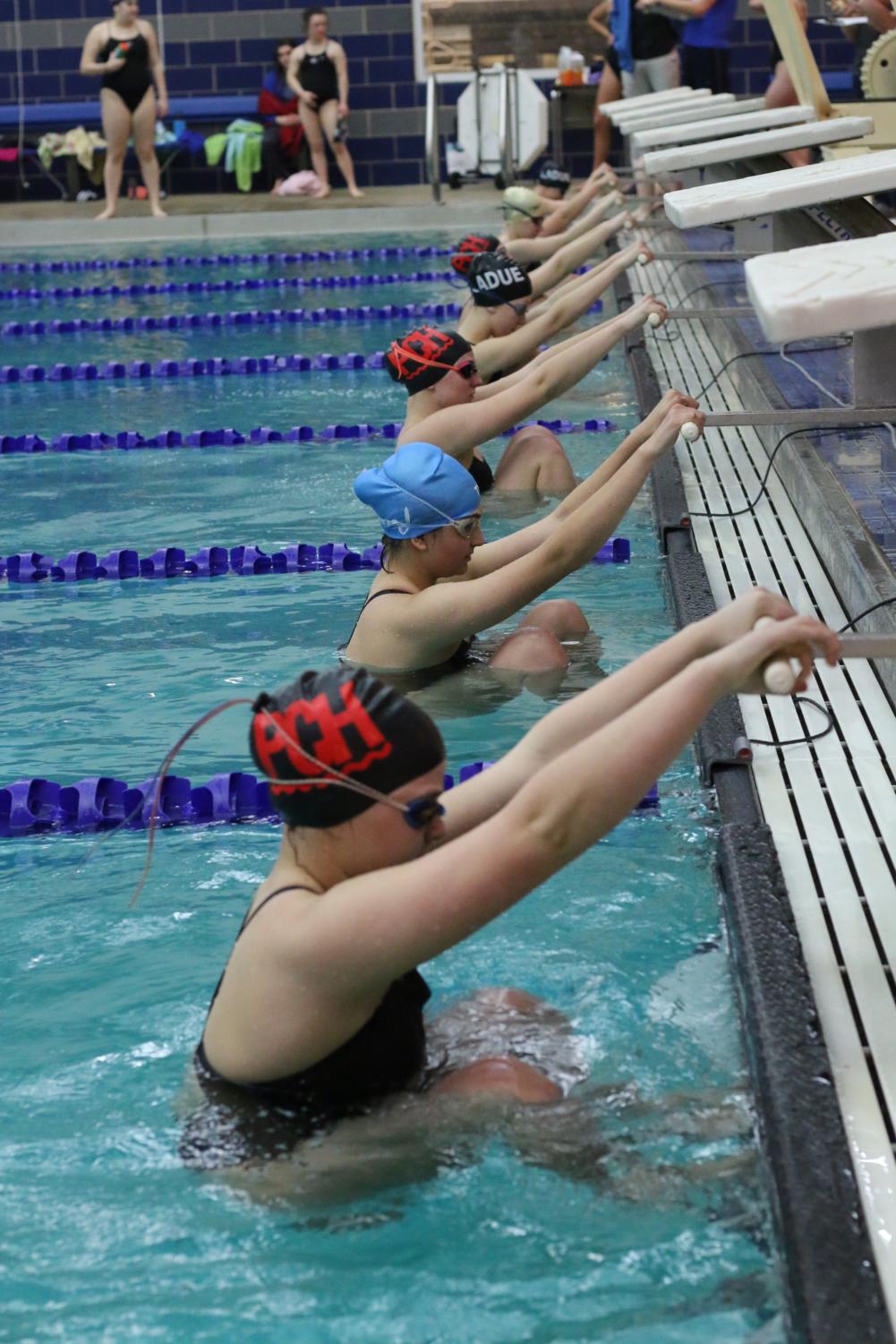 Photo Gallery: Ladue vs Parkway Central (Girls Swimming)