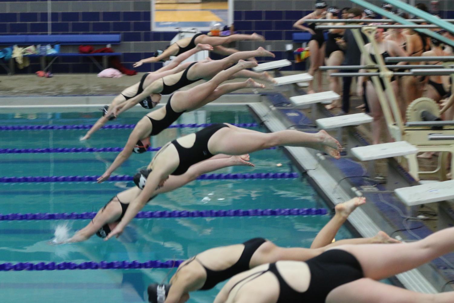 Photo Gallery: Ladue vs Parkway Central (Girls Swimming)