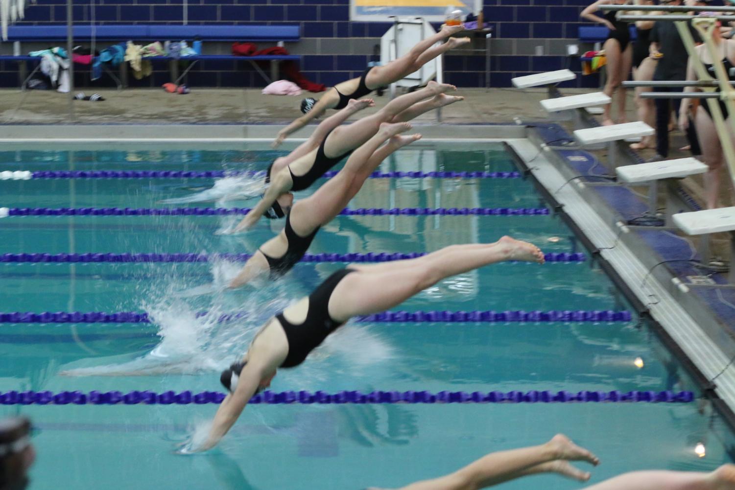 Photo Gallery: Ladue vs Parkway Central (Girls Swimming)