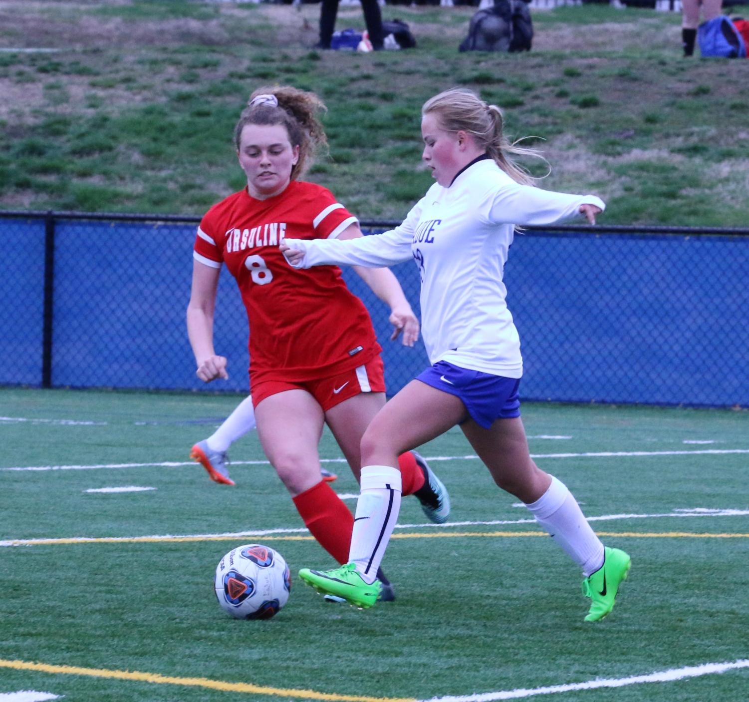 Girls Varsity Soccer vs Ursuline (April 3rd)