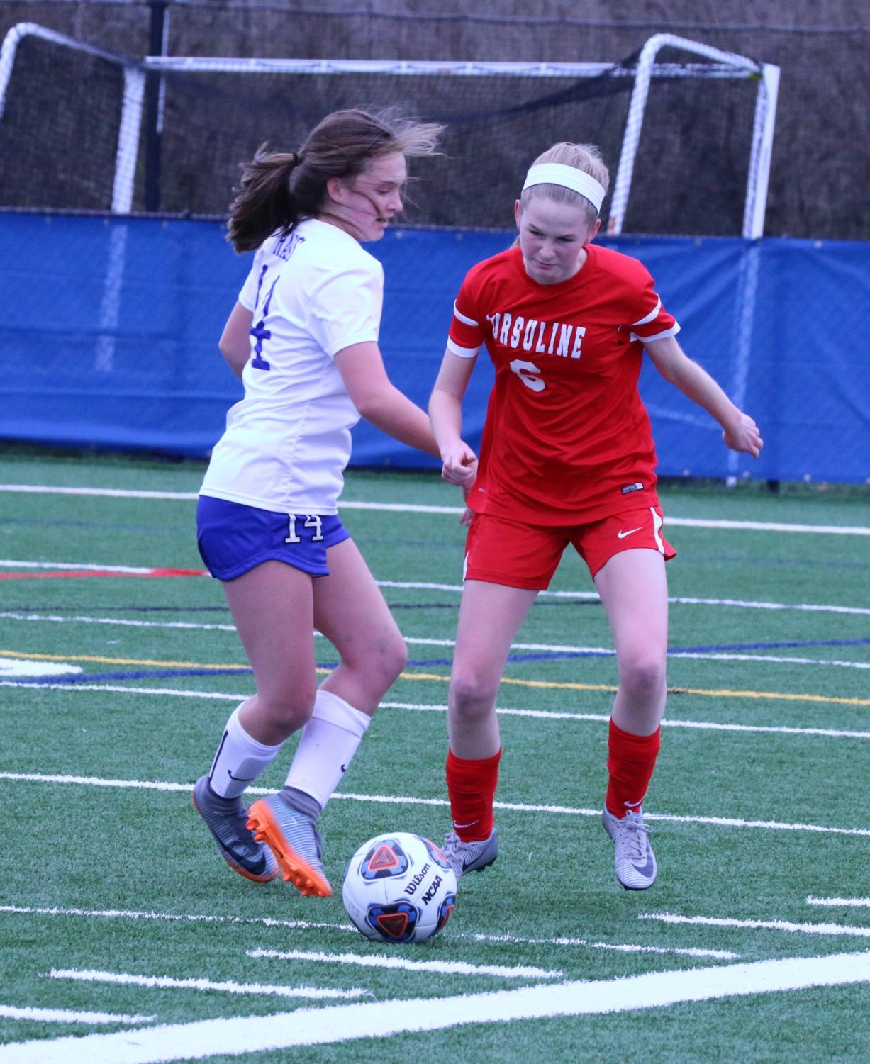 Girls Varsity Soccer vs Ursuline (April 3rd)