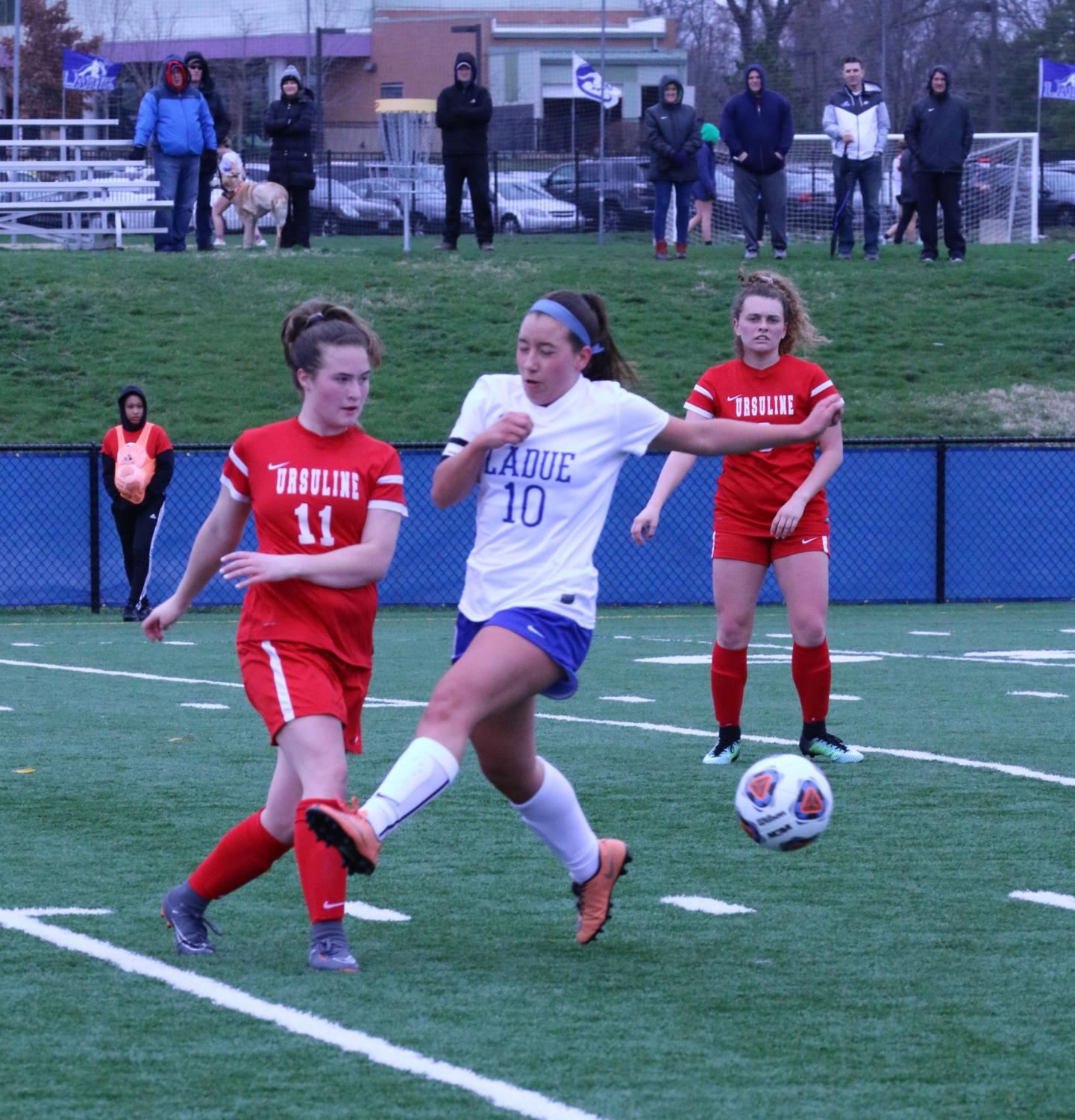 Girls Varsity Soccer vs Ursuline (April 3rd)