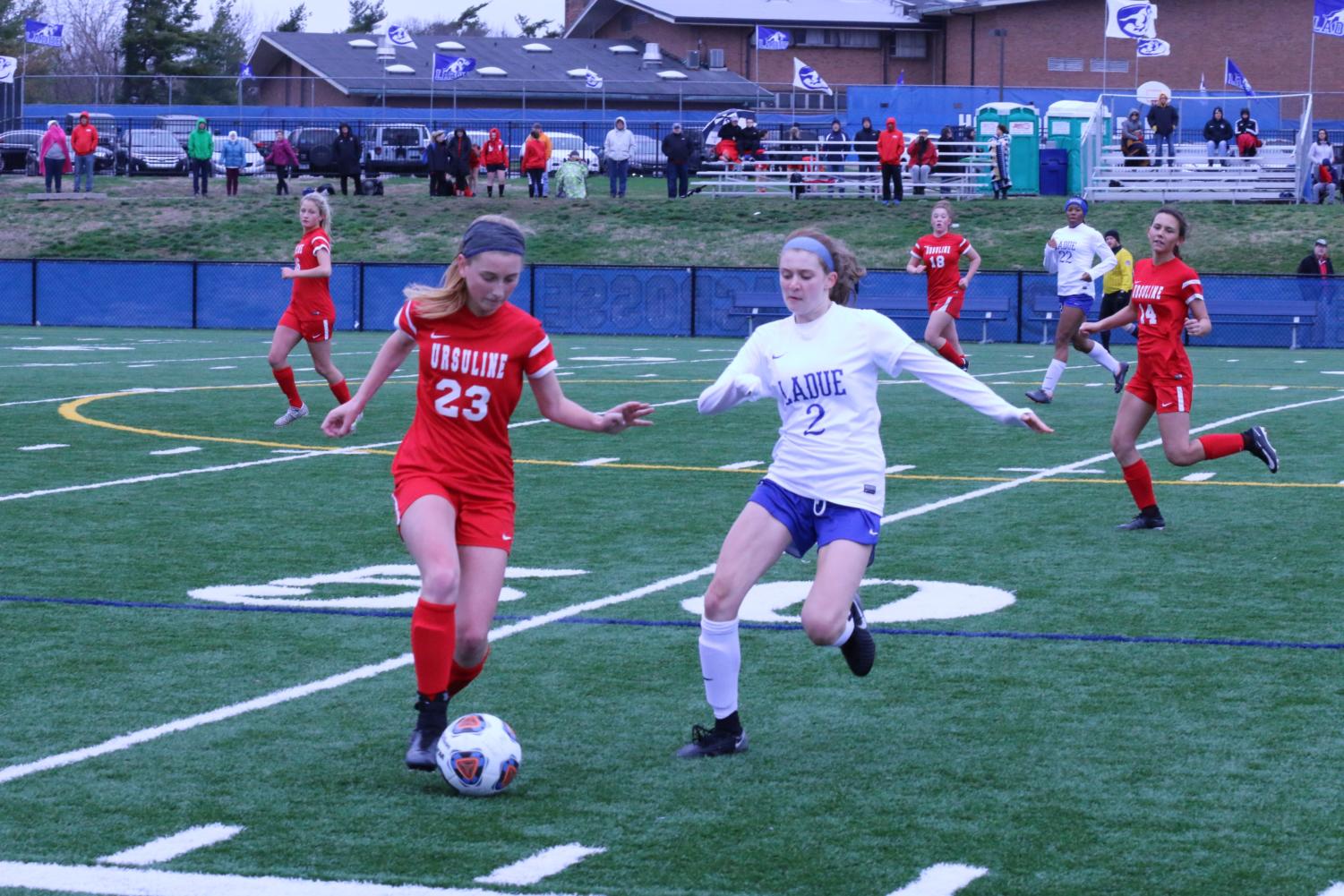 Girls Varsity Soccer vs Ursuline (April 3rd)