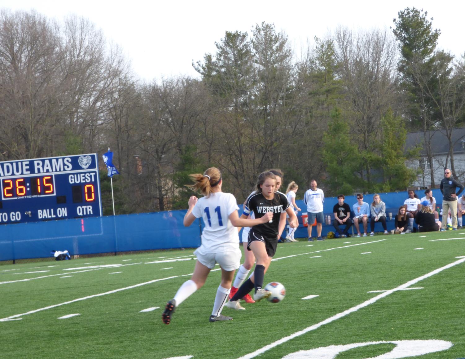 4/11 Girls JV Soccer vs. Webster Groves High School