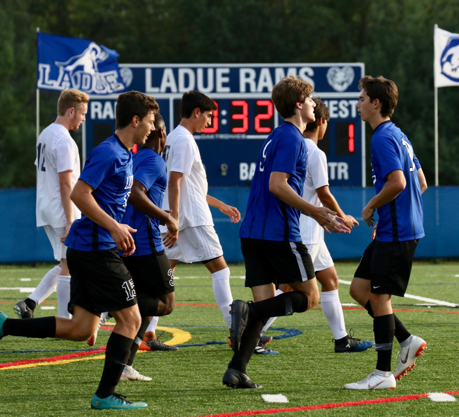 Varsity Soccer Plays Marquette 10/9