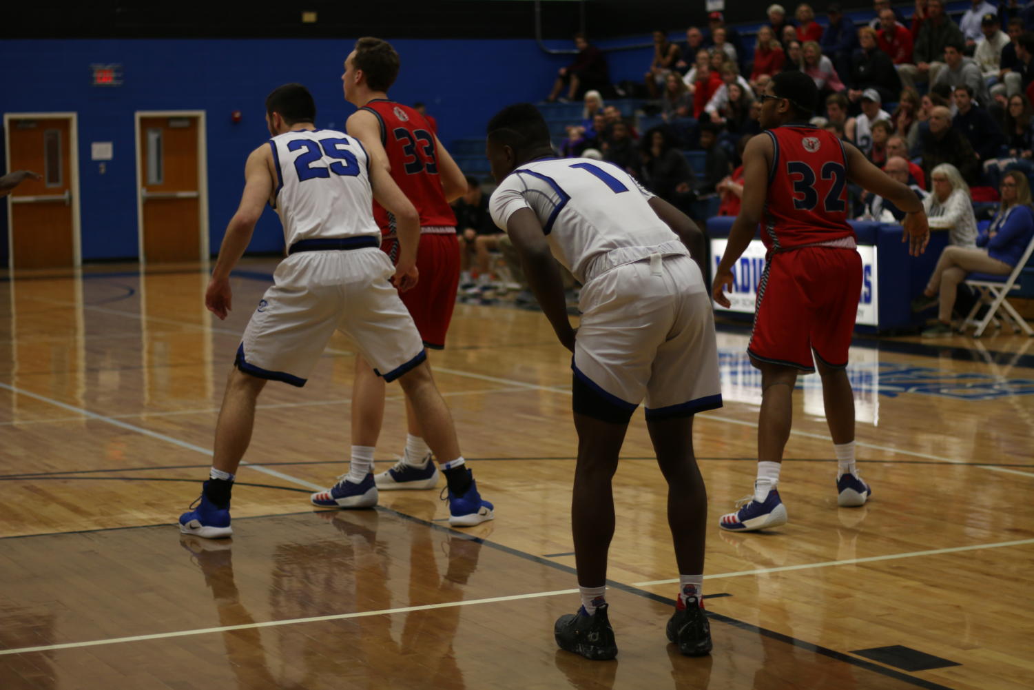 Boys varsity basketball plays Parkway South 1/4