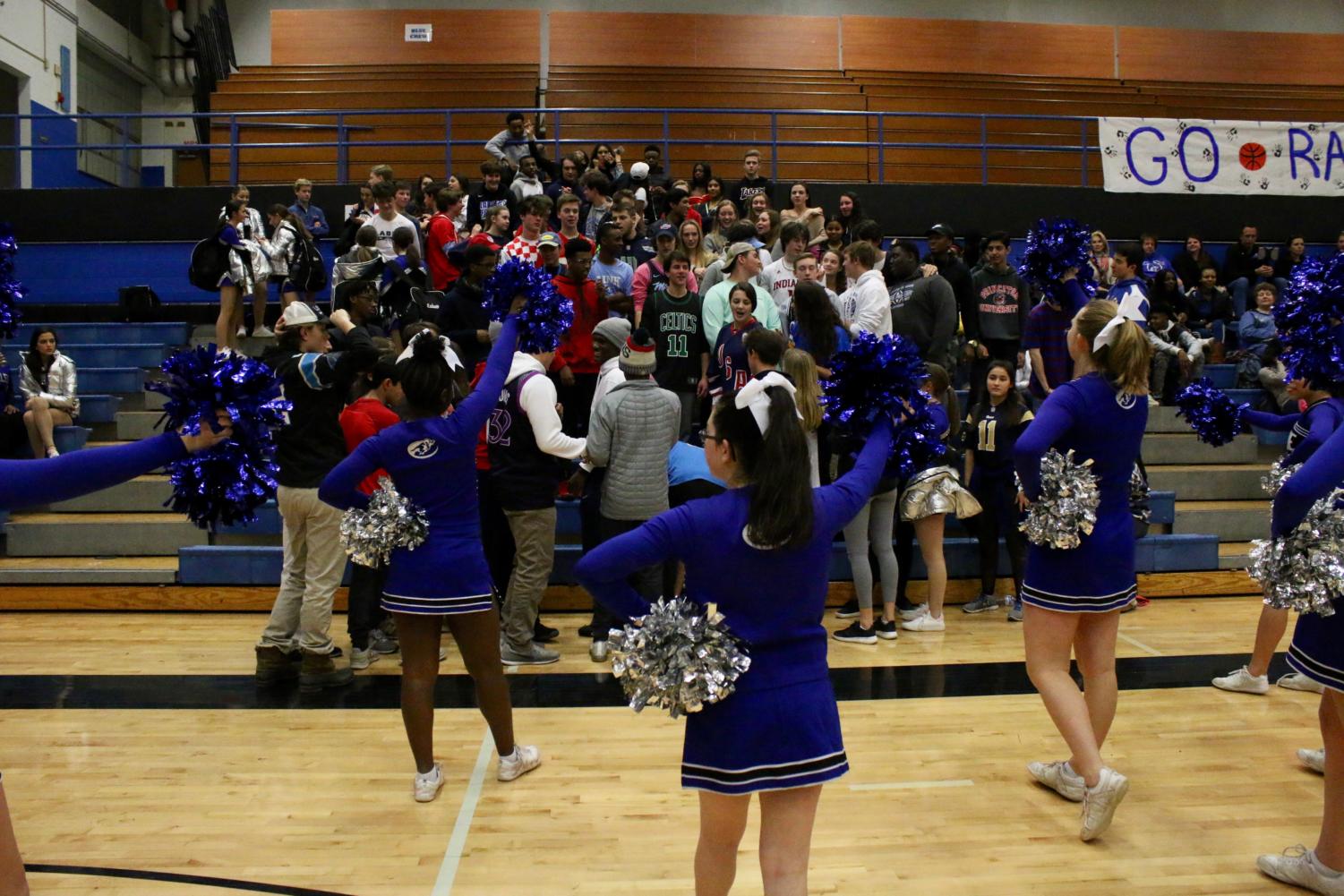 Boys varsity basketball plays Parkway South 1/4