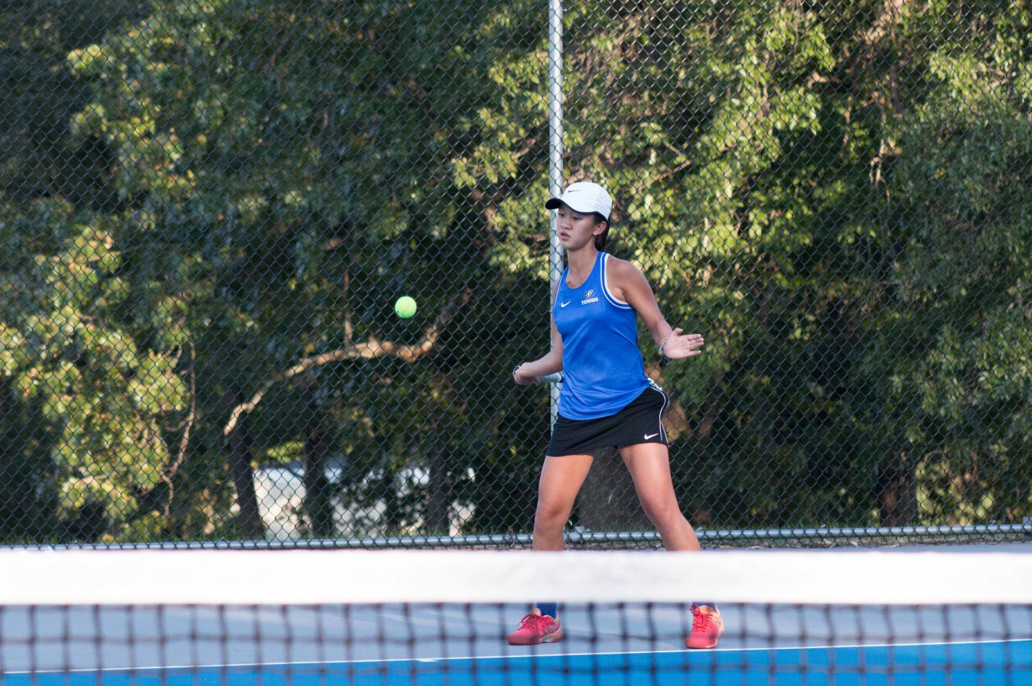 Freshman Seeded #1 on Girl’s Varsity Tennis