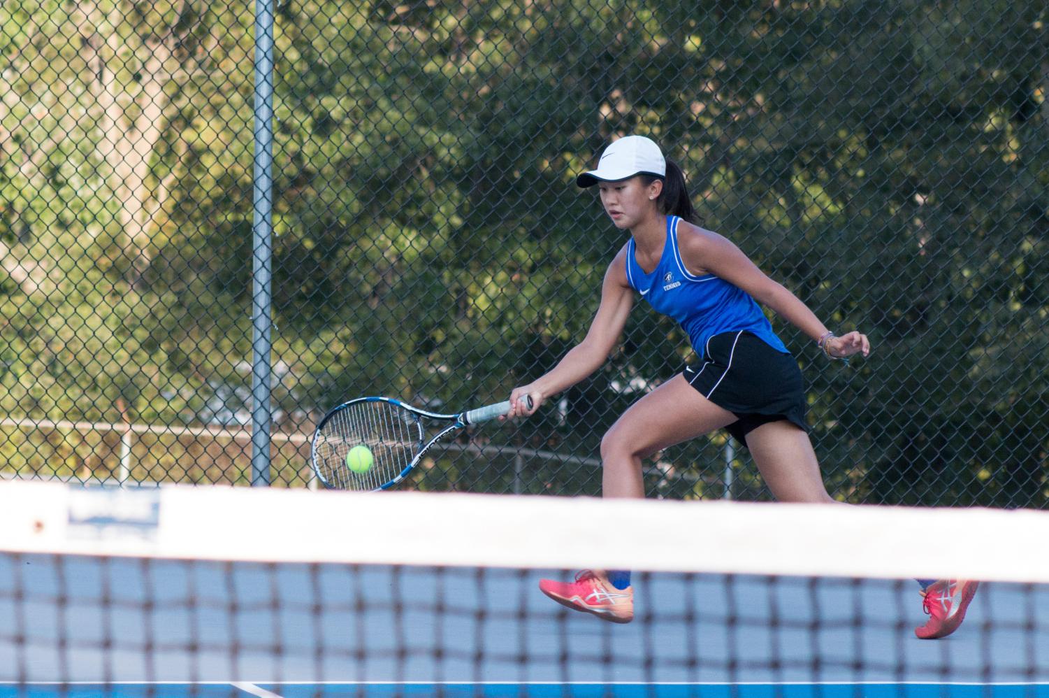 Freshman Seeded #1 on Girl’s Varsity Tennis