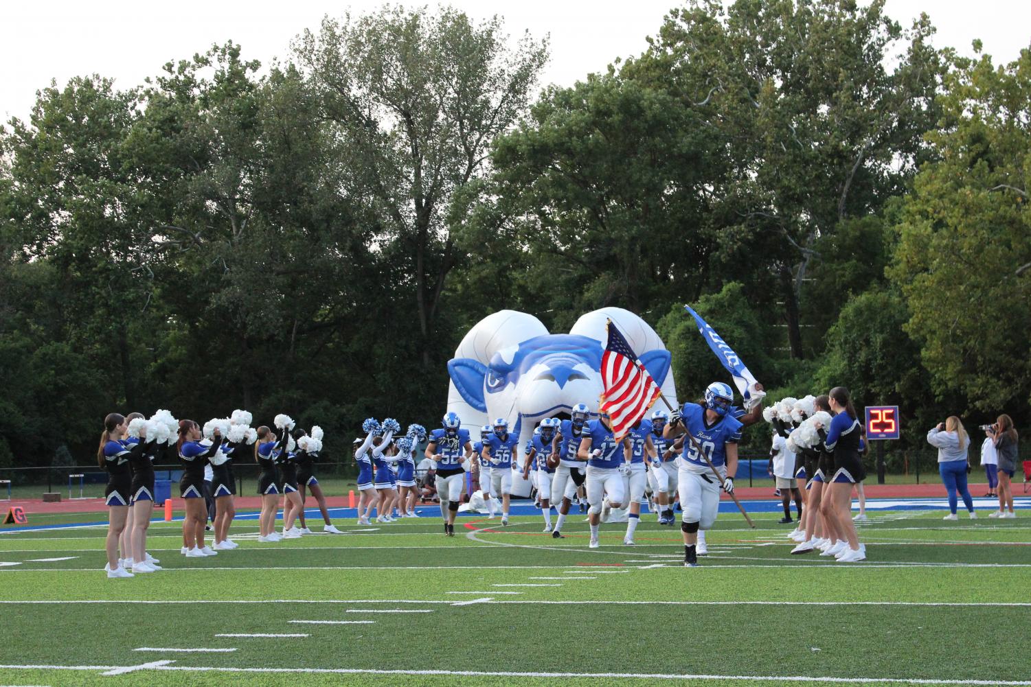 Varsity Football Defeats Lindbergh Sept. 10