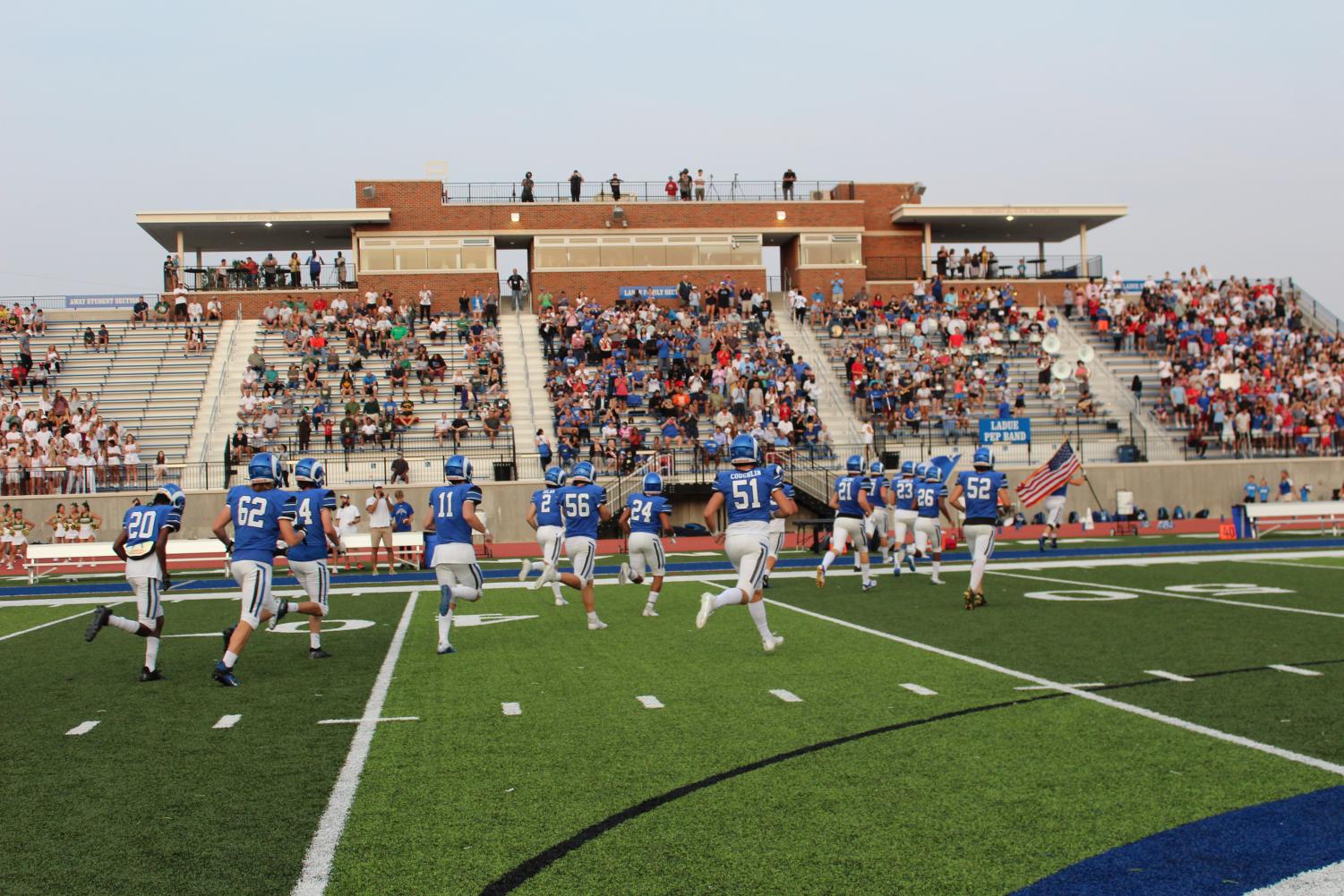 Varsity Football Defeats Lindbergh Sept. 10