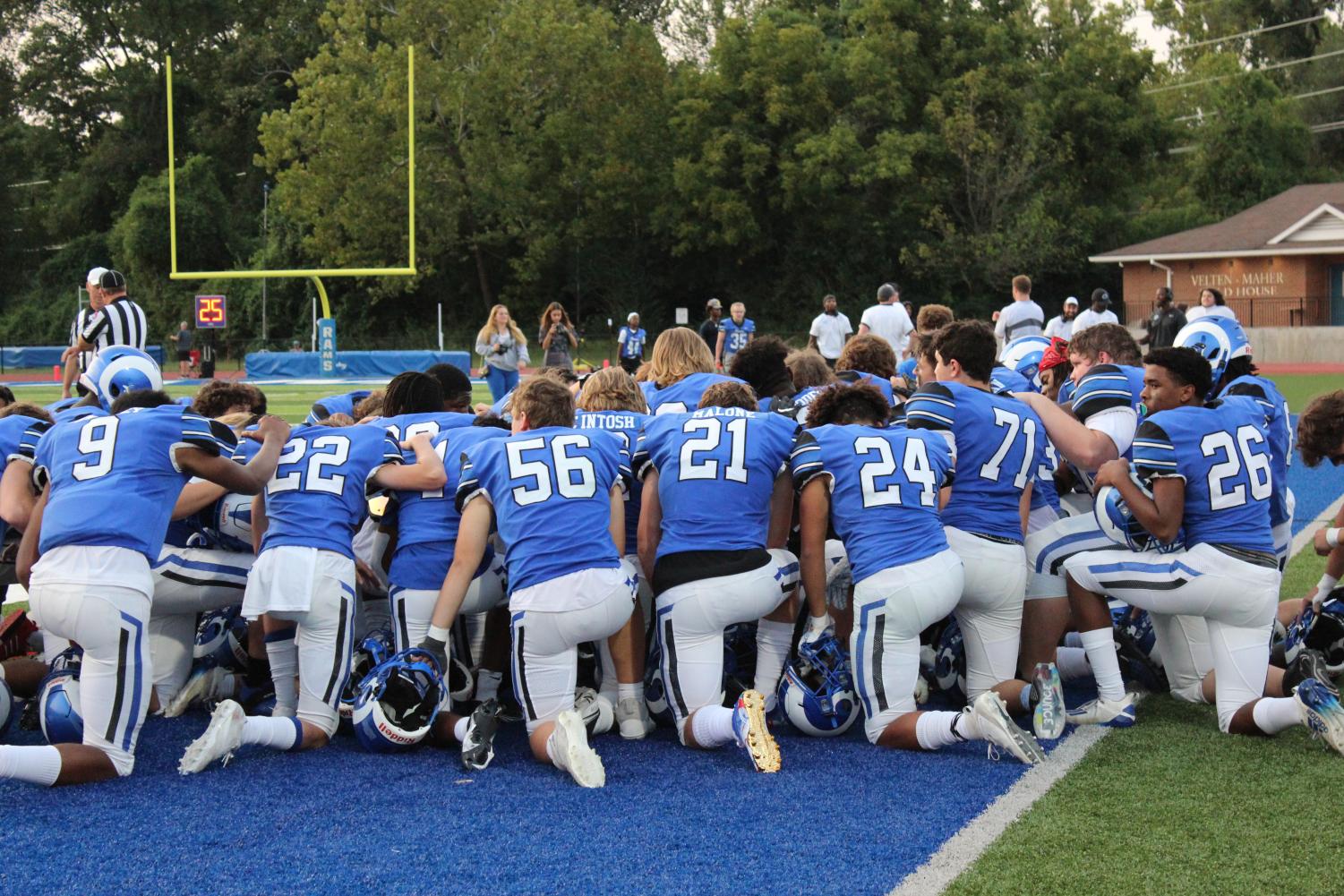 Varsity Football Defeats Lindbergh Sept. 10