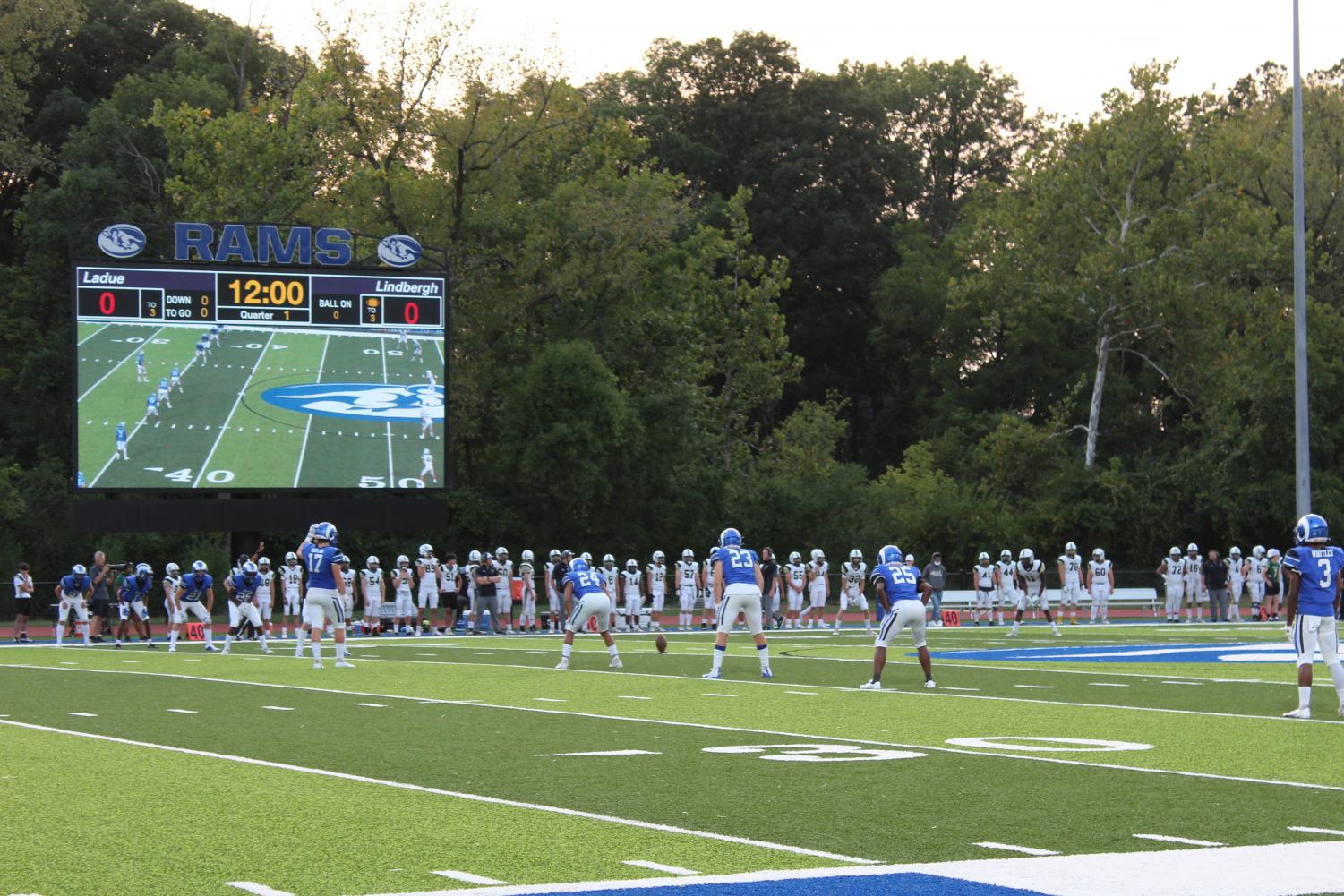 Varsity Football Defeats Lindbergh Sept. 10