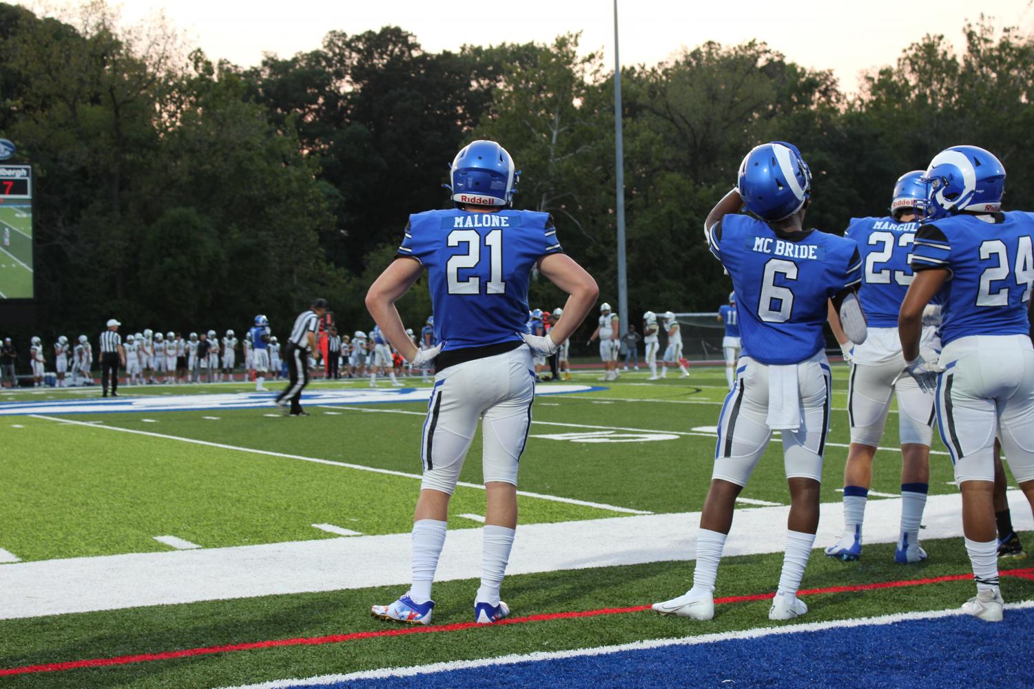 Varsity Football Defeats Lindbergh Sept. 10