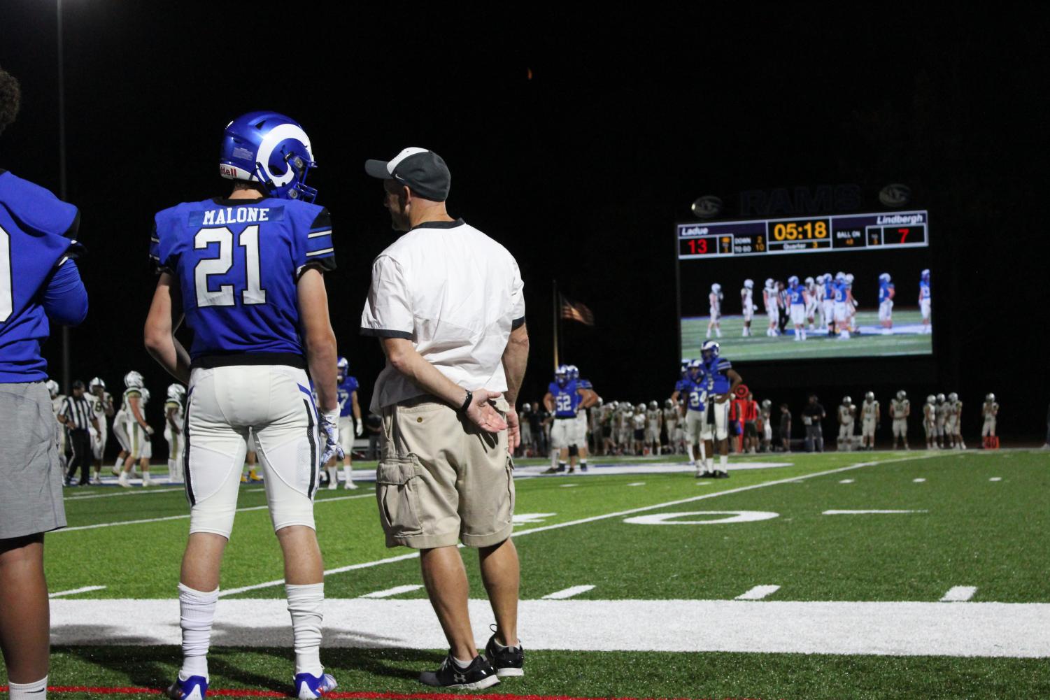 Varsity Football Defeats Lindbergh Sept. 10