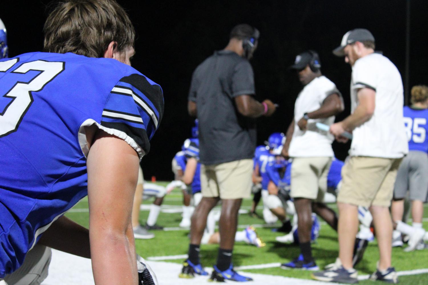 Varsity Football Defeats Lindbergh Sept. 10