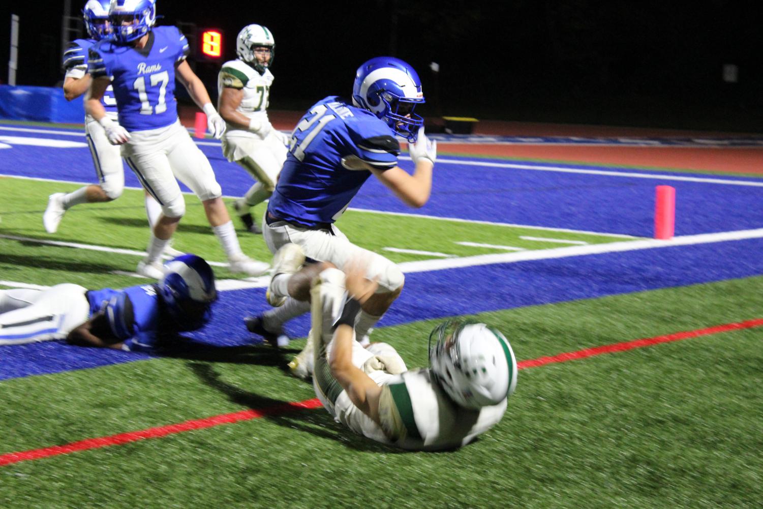 Varsity Football Defeats Lindbergh Sept. 10