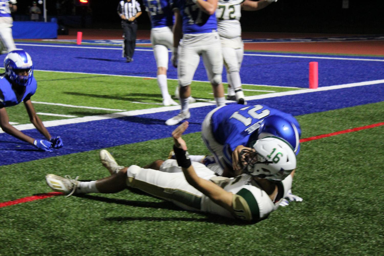 Varsity Football Defeats Lindbergh Sept. 10