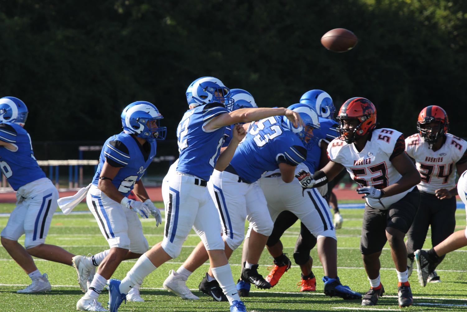 JV football team beats Ritenour 9/27