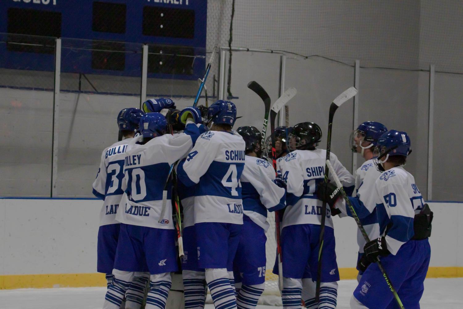 Ladue hockey game against Parkway West on Nov. 5