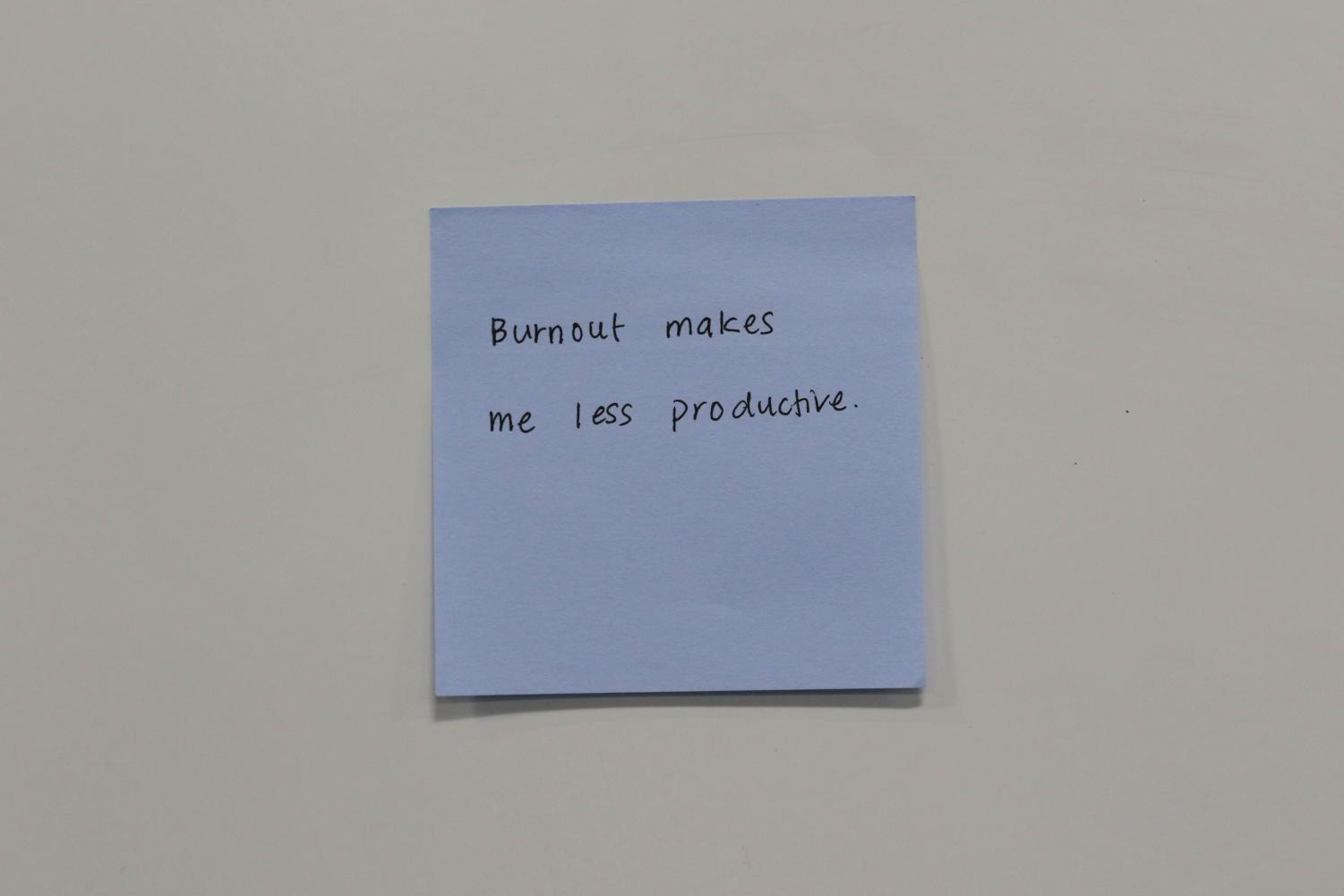 What does burnout feel like for you?