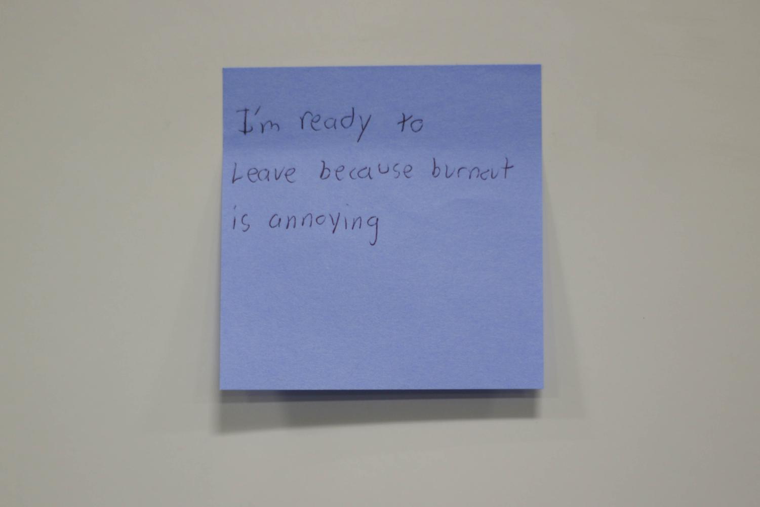 What does burnout feel like for you?