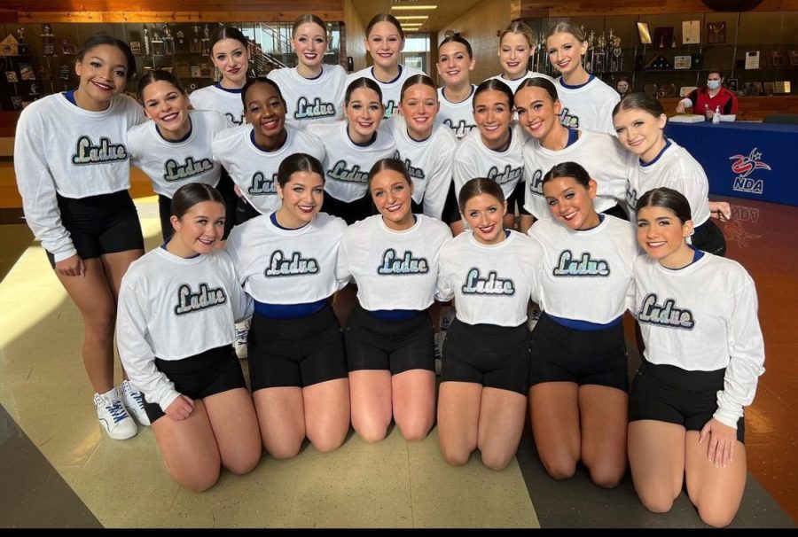 The Laduettes after their most recent competition on Dec. 11th. 