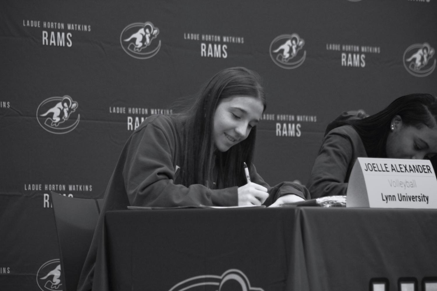 Collegiate athletes signing day