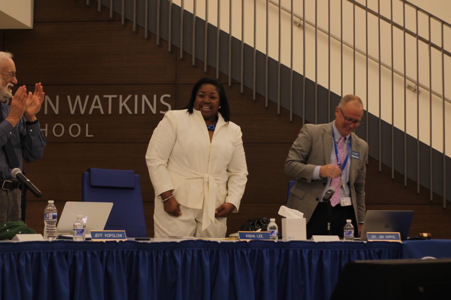 Kisha Lee is inducted as the first Black female president of the Ladue School Board