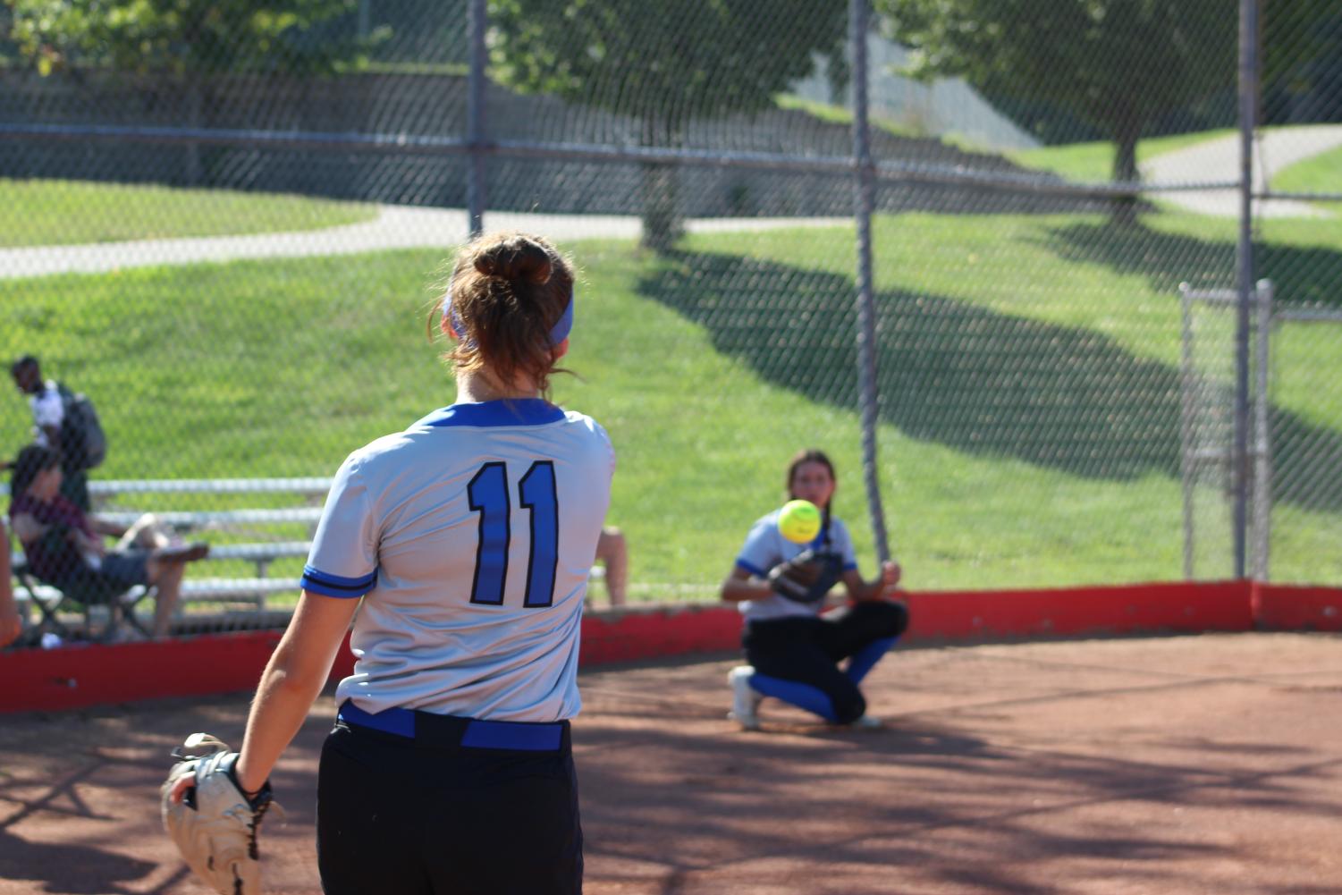 9/9 Girls Softball vs Parkway Central