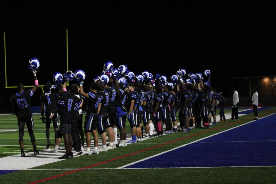 Ladue football took a 28-7 win against Fox in their last regular season home game Friday, October 21. It was senior night for the football team, cheer, and the Laduettes as well. “After a rough first half Im glad we could pull everything together and come out with a win” Senior Dylan Hawthorne said.