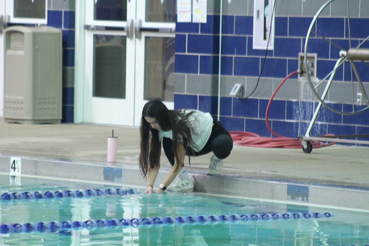 11/28 Girls Swimming Blue White Meet