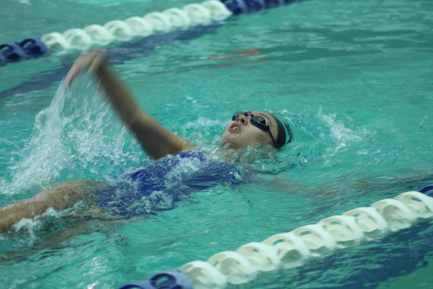 11/28 Girls Swimming Blue White Meet