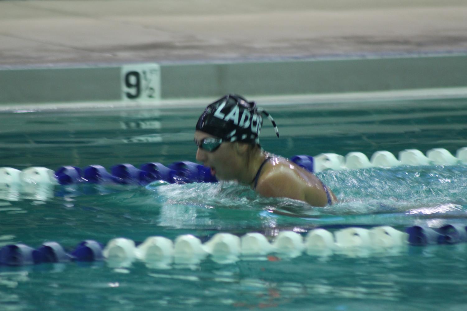 11/28 Girls Swimming Blue White Meet