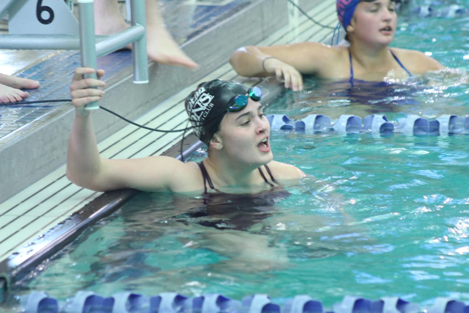 11/28 Girls Swimming Blue White Meet