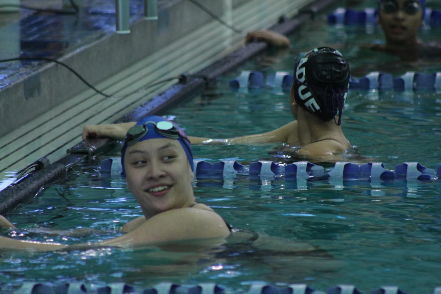 11/28 Girls Swimming Blue White Meet