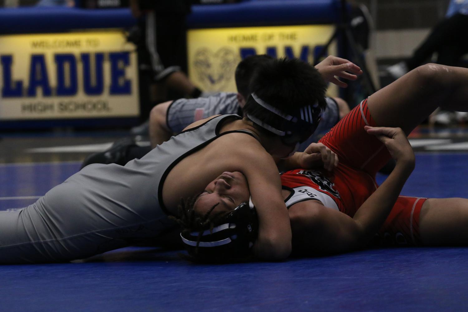 Ladue wrestling (senior night) vs Hazelwood West and Ritenour Jan. 4