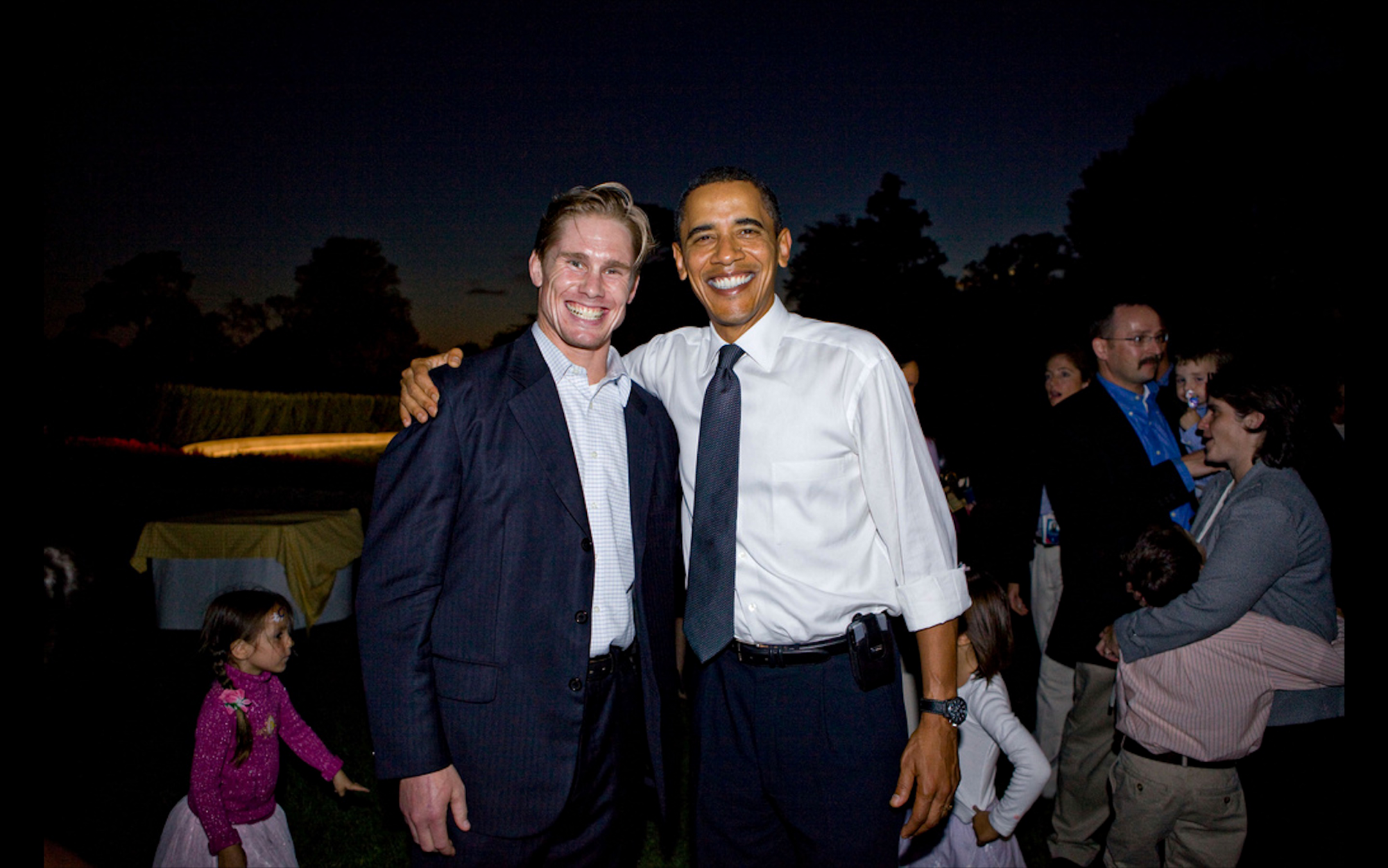 Safety and security coordinator Tim Reboulet stands with former President Barack Obama. Reboulet was a special agent for 22 years and took his position at Ladue May 2023. “My mentality is educating students and faculty on what the threats are and [how] to make a decision,” Reboulet said. “The Four Es is a great example of that, giving people options [but] not hindering them.”
