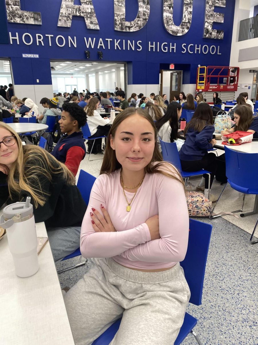 Miran Sheley talks about her day with friends during lunch. Her favorite part of the day so far was taking a break from school during lunch. "I had a bad day yesterday, so I'd give today a 10 out of 10 in comparison." Sheley said.